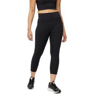 TomboyX Black The Only 3/4 Athletic Leggings Size Large 54097